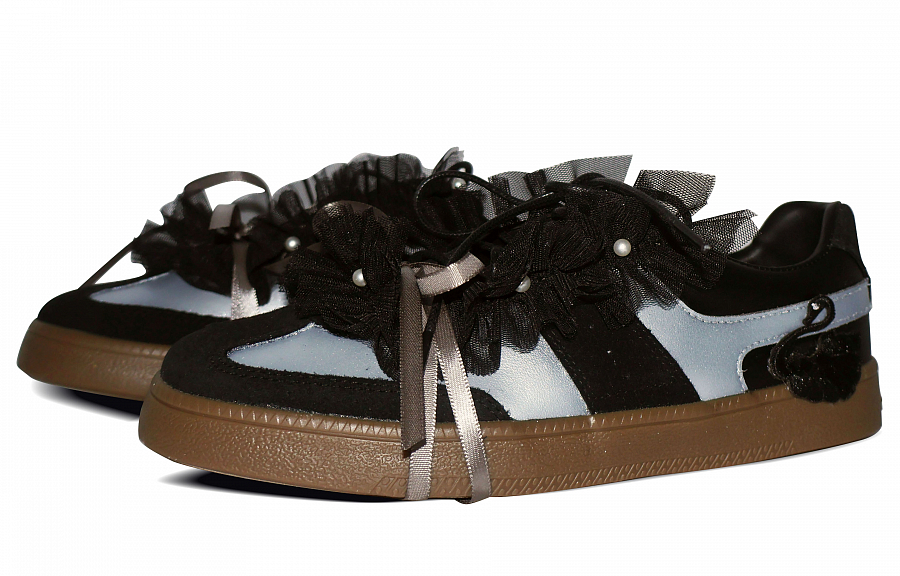 LiNing Yunchuan Low-Top Skateboard Shoes Women's Black Silver