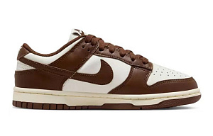 Nike Dunk Anti-Slip Wear-Resistant Low-Top Skateboard Shoes Women's Brown White 1 2732026