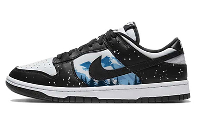 Nike Dunk Skateboard Shoes Men Low-Top Black/White