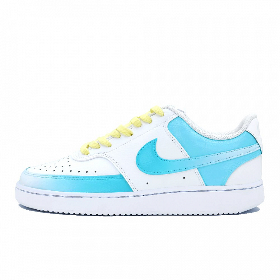 Nike Court Vision 1 Cushioned Wear-Resistant Breathable Low-Top Skateboard Shoes Women's Light Blue купить в интернет-магазине Yoocart с быстрой доставкой по России.