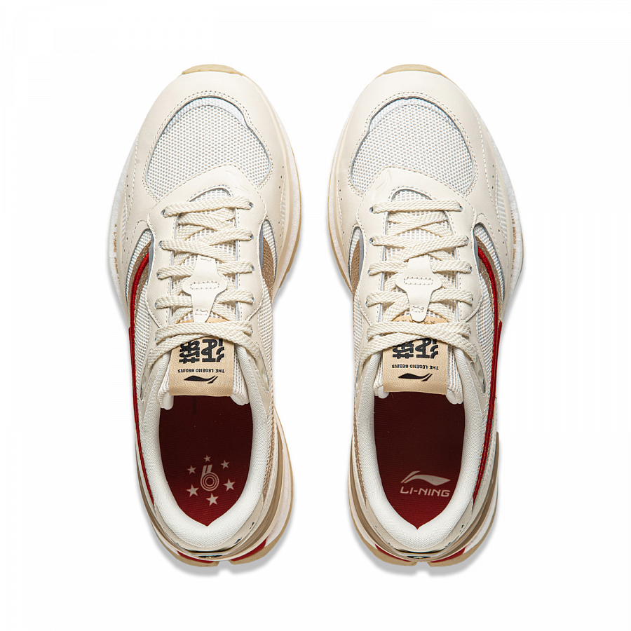 LINING Casual Shoes Men Low-Top Ecru