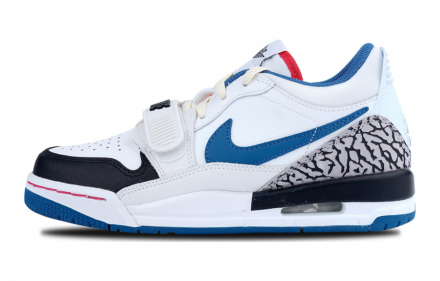 Jordan Legacy 312 Vintage Basketball Shoes Women's Low Top Blue/White купить в интернет-магазине Yoocart с быстрой доставкой по России.