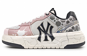 MLB Chunky Liner Low-Top Skateboard Shoes Unisex Gray Pink 1 2734735