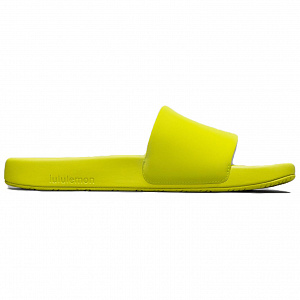 Lululemon Restfeel Slide Slip-Resistant Abrasion-Resistant Slide Slippers Women's Lime Yellow 1 2735006