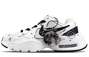 Nike Air Max Fusion Cushioning Anti-Slip And Wear-Resistant Low-Top Running Shoes Women's White Black 1 2735248