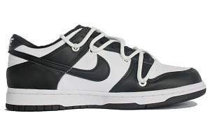 Nike Dunk Anti-Slip Wear-Resistant Low-Top Skateboard Shoes Men's Black White 1 2735613