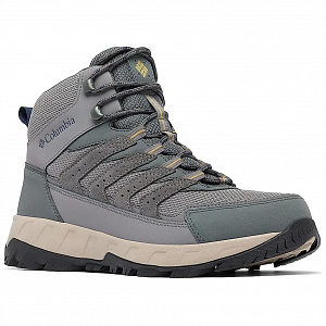 Columbia Slip Resistant, Abrasion Resistant, Cushioning, Waterproof Mid Top Hiking Shoes Men's Gray 1 2735746