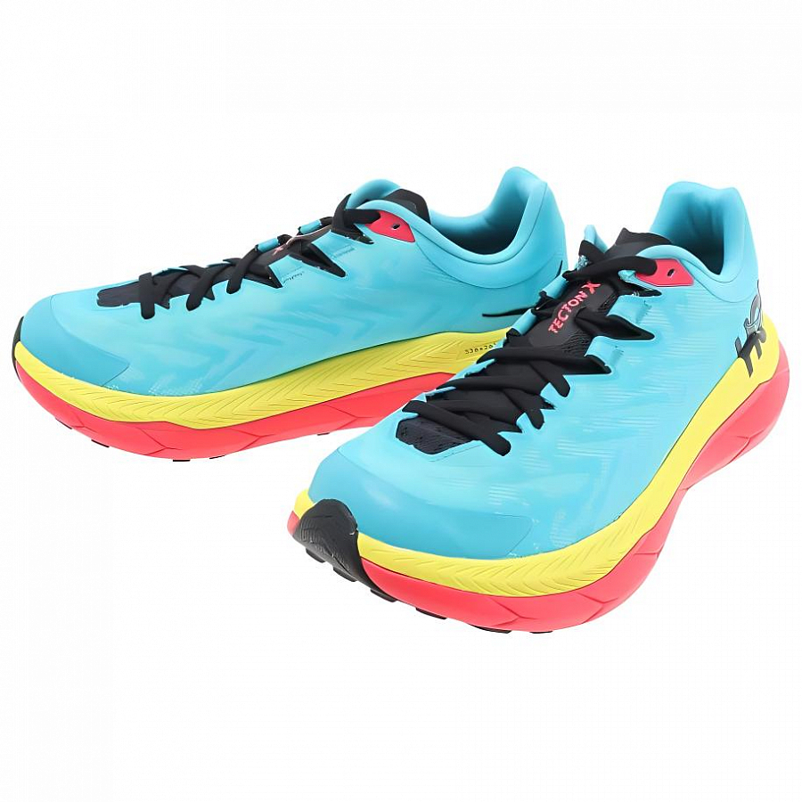 HOKA ONE ONE Shock Absorbers Slip Resistant Low Top Casual Running Shoes Unisex Blue Yellow купить в интернет-магазине Yoocart с быстрой доставкой по России.
