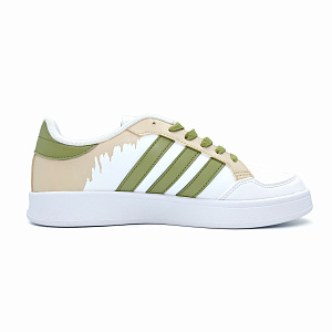 Adidas Neo Breaknet Low Top Skateboard Shoes Women's Yellow Green 1 2736228