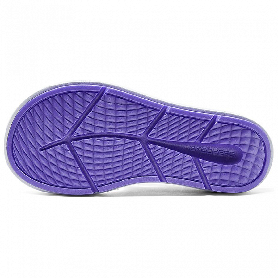 Skechers ON THE GO Abrasion Resistant Flip Flops Women's White Purple купить в интернет-магазине Yoocart с быстрой доставкой по России.