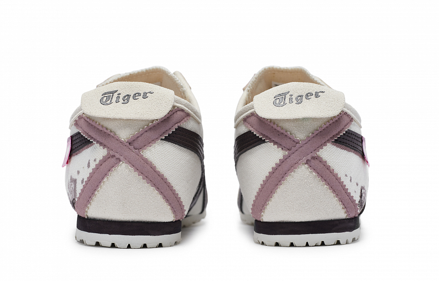 Onitsuka Tiger MEXICO 66 811 Manufactured, Love In The Breeze Low Top Casual Shoes Unisex Pink Purple White купить в интернет-магазине Yoocart с быстрой доставкой по России.