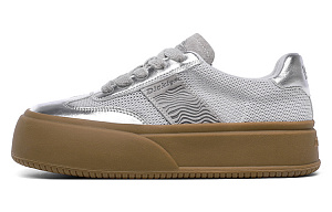 Dickies Low top Skateboard Shoes Women's Silver Gray