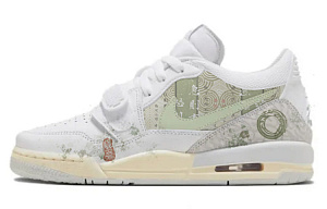 Jordan Legacy 312 Vintage Basketball Shoes Women's Low top Silver/White