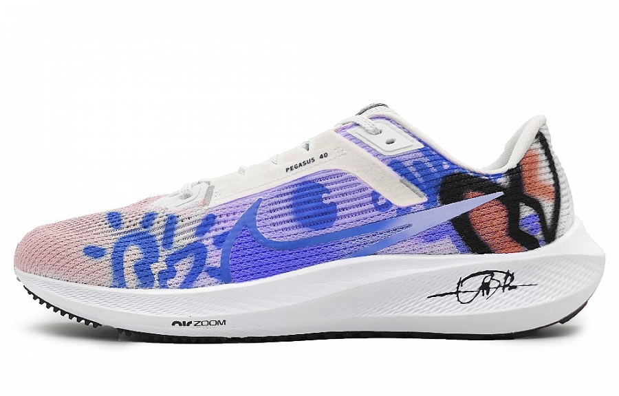 Nike Air Zoom Pegasus 40 Low-Top Running Shoes Unisex Pink Purple купить в интернет-магазине Yoocart с быстрой доставкой по России.