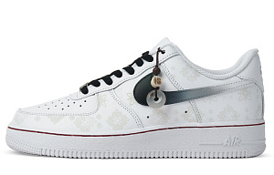 Nike Air Force 1 Low-Top Skateboard Shoes Women's Black White 1 2737737