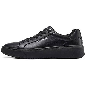 Skechers Street Cushioning Wear-Resistant Low-Top Skateboard Shoes Men's Black