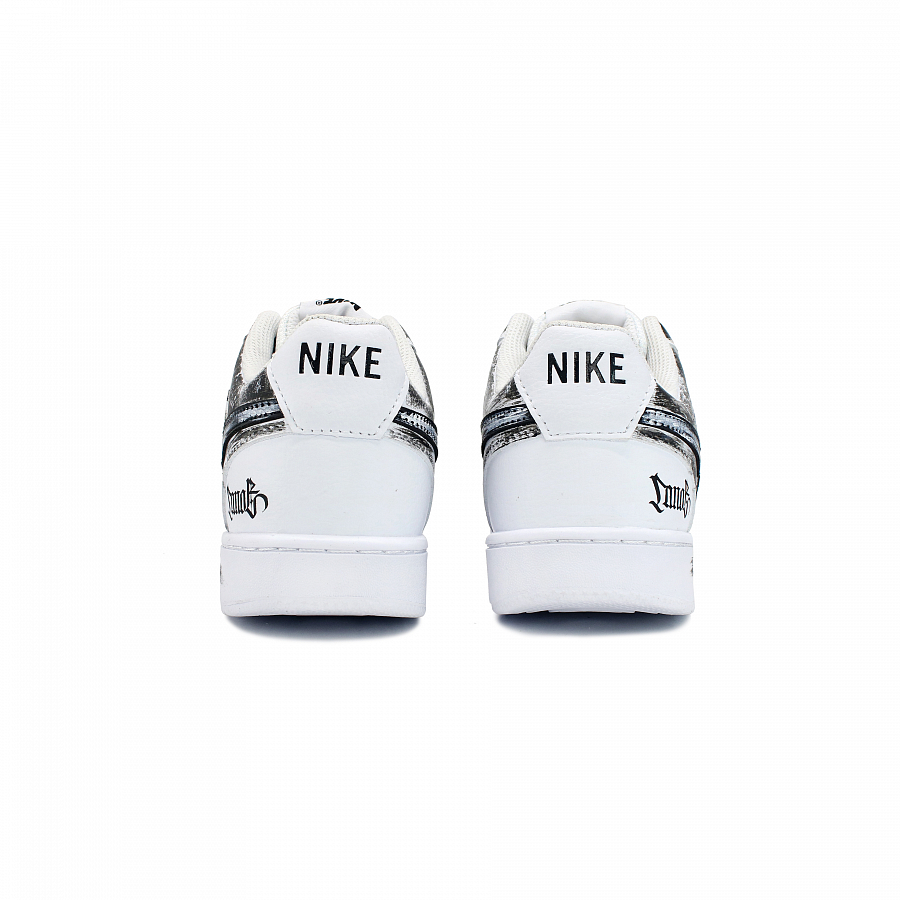 Nike Court Vision 1 Wear resistant And Lightweight Low Top Skateboard Shoes Men's Black White купить в интернет-магазине Yoocart с быстрой доставкой по России.
