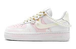 Nike Air Force 1 Skateboard Shoes Women's Low top White/Pink 1 2740240