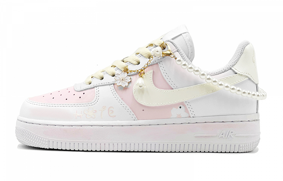 Nike Air Force 1 Skateboard Shoes Women's Low-Top White/Pink купить в интернет-магазине Yoocart с быстрой доставкой по России.