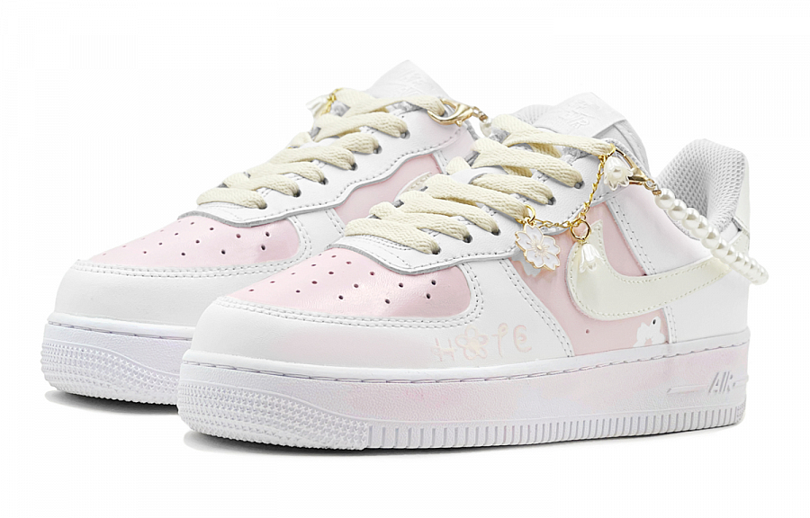 Nike Air Force 1 Skateboard Shoes Women's Low-Top White/Pink купить в интернет-магазине Yoocart с быстрой доставкой по России.