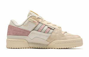 Adidas Originals FORUM Skateboard Shoes Unisex Low top Pink/Beige 1 2740446