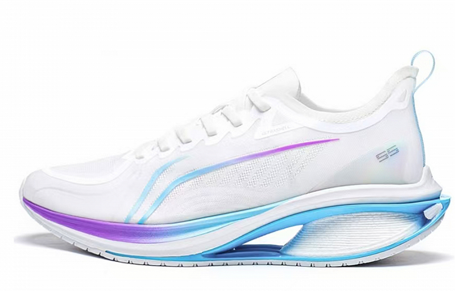 LiNing WuShi 5S 3.0 Anti-Slip And Wear-Resistant Breathable Low-Top Running Shoes Men's White Blue Purple купить в интернет-магазине Yoocart с быстрой доставкой по России.
