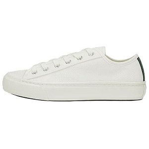 LACOSTE Low-Top Canvas Shoes Men's Ecru