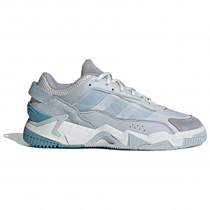 Adidas Originals Niteball 2.0 Anti-Slip Wear-Resistant Low-Top Casual Shoes Unisex White Blue 1 2741997