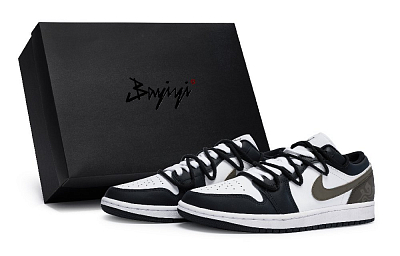 Jordan Air Jordan 1 Vintage Basketball Shoes Men Low Top Brown