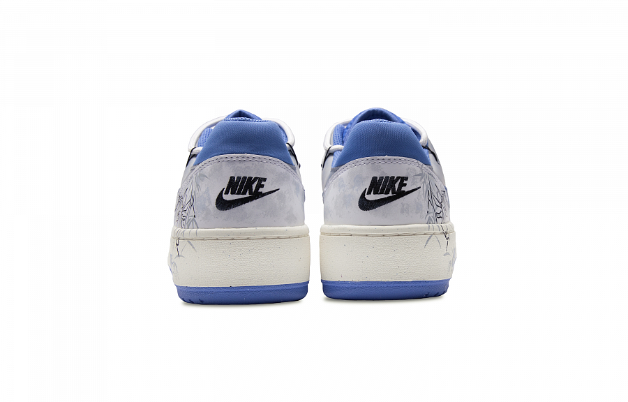 Nike Full Force Bamboo Forest Evening Anti-Slip Wear-Resistant Low-Top Skateboard Shoes Men's Gray Blue купить в интернет-магазине Yoocart с быстрой доставкой по России.