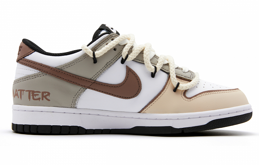 Nike Dunk Retro Anti Slip Wear Resistant Low Top Skateboard Shoes Unisex Gray Brown купить в интернет-магазине Yoocart с быстрой доставкой по России.