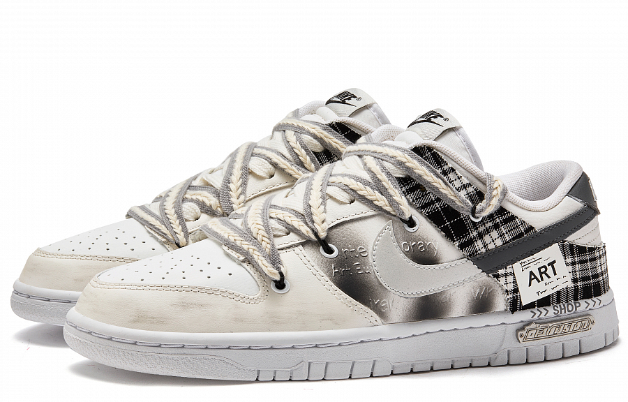 Nike Dunk Free Panda Forget Memory Wear-Resistant Low-Top Skateboard Shoes Men's Ecru купить в интернет-магазине Yoocart с быстрой доставкой по России.