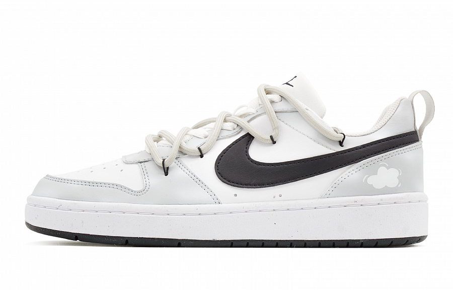 Nike Court Borough Low Mist Gray White Clouds Lightweight And Breathable Low-Top Graffiti GS Premium Gray купить в интернет-магазине Yoocart с быстрой доставкой по России.