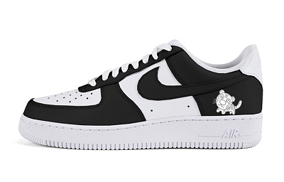 Nike Air Force 1 Skateboard Shoes Men Low-Top Black White