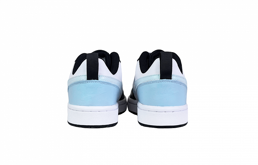 Nike Court Borough Cool Summer Day Low-Top Skateboard Shoes GS Black White Blue купить в интернет-магазине Yoocart с быстрой доставкой по России.