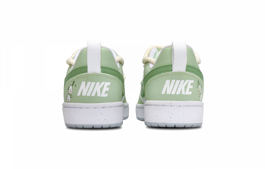 Nike Court Borough Slip Resistant Cushioning Abrasion Resistant Low Top Skateboard Shoes GS Light Green купить в интернет-магазине Yoocart с быстрой доставкой по России.