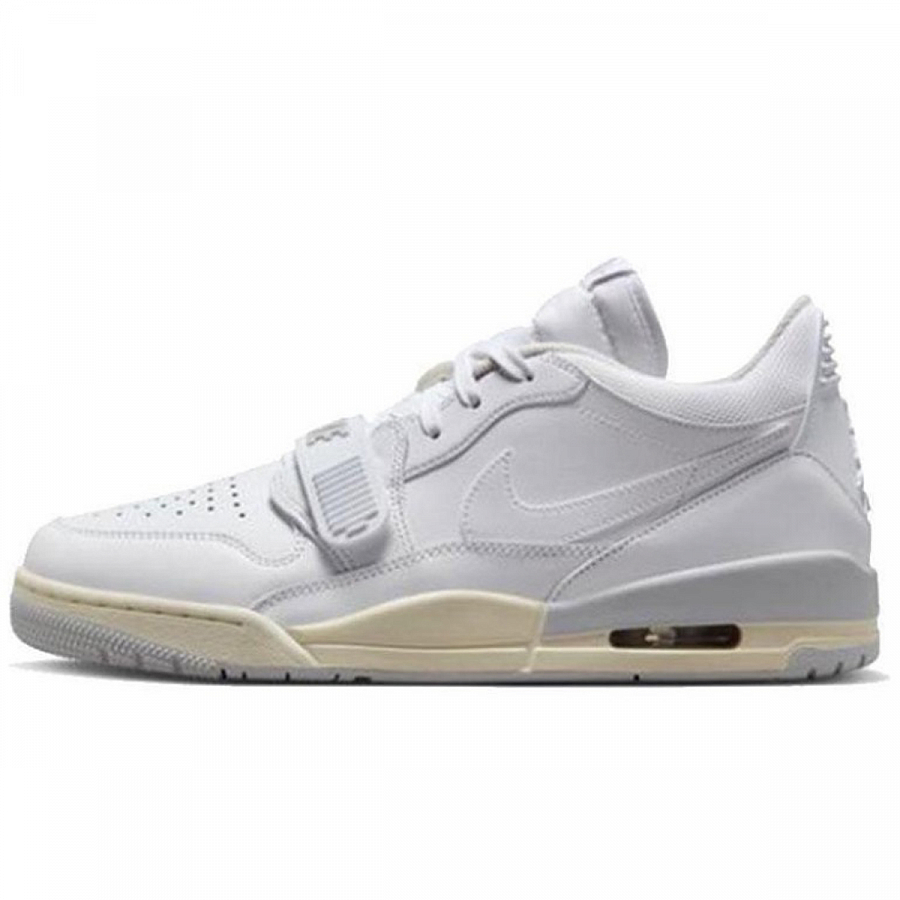 Jordan Legacy 312 Cushioning Wear-Resistant Low-Top Vintage Basketball Shoes Men's White Blue купить в интернет-магазине Yoocart с быстрой доставкой по России.