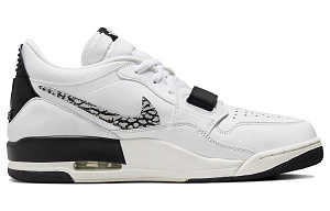 Jordan Legacy 312 Wear-Resistant Slip-Resistant Low-Top Vintage Basketball Shoes Men's White Black 1 2748255