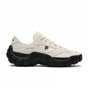 FILA FUSION BONE DX Spine Shoes Low Top Casual Shoes Women's Black White 1 2748311