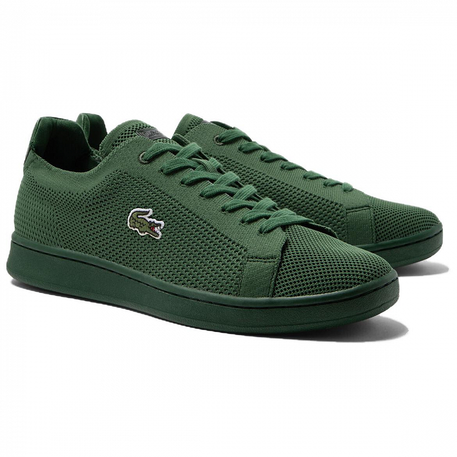 LACOSTE Carnaby Pique Anti-Slip Wear-Resistant Low-Top Skateboard Shoes Men's Green купить в интернет-магазине Yoocart с быстрой доставкой по России.