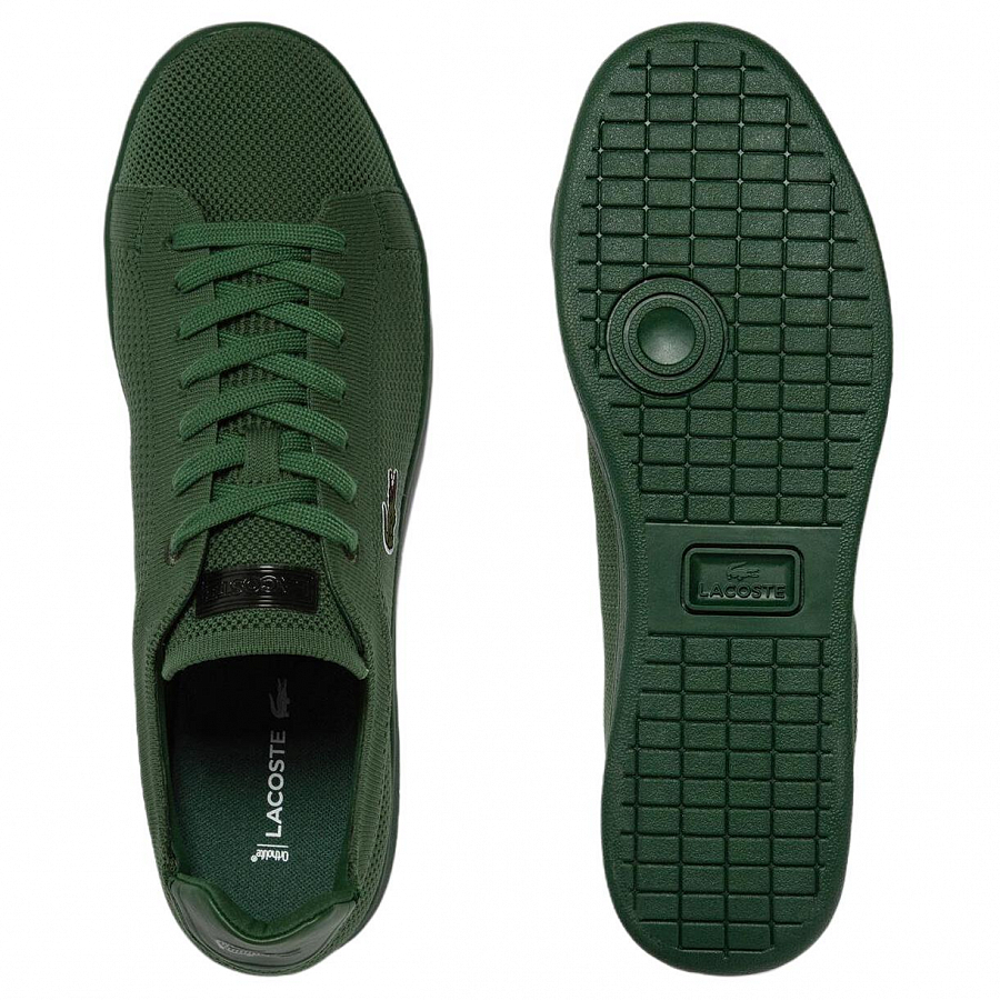 LACOSTE Carnaby Pique Anti-Slip Wear-Resistant Low-Top Skateboard Shoes Men's Green купить в интернет-магазине Yoocart с быстрой доставкой по России.