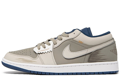 JORDAN Air JORDAN 1 Vintage Basketball Shoes Men Low Top Brown