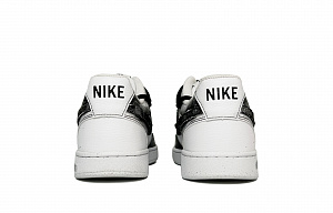 Nike Court Vision 1 Ethereal Shadow Abrasion Resistant Slip Resistant Low top Skateboard Shoes Men's Black White 3 2748919