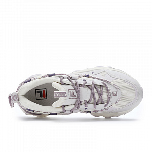 FILA FLUID 5 Anti Slip Wear Resistant Low Top Casual Shoes Women's White Purple 1 2748961