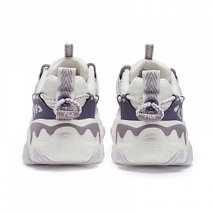 FILA FLUID 5 Slip Resistant Abrasion Resistant Low top Casual Shoes Women's White Purple 2 2748962