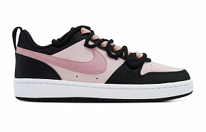 Nike Court Borough Low DEER Summer Berry Slip Resistant Abrasion Resistant Low top Skateboard Shoes GS Black Pink 2 2749074
