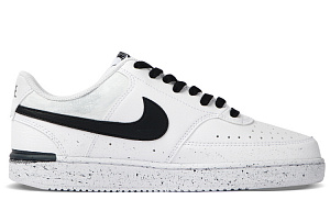 Nike Court Vision 1 Anti-Slip Wear-Resistant Low-Top Skateboard Shoes Men's Black White 1 2749121