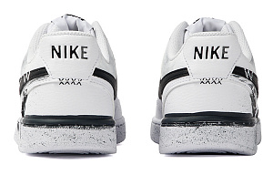 Nike Court Vision 1 Slip Resistant Abrasion Resistant Low top Skateboard Shoes Men's Black White 3 2749123