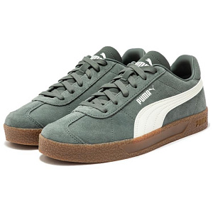 PUMA Club Low Top Skateboard Shoes Unisex Green White 2 2749133