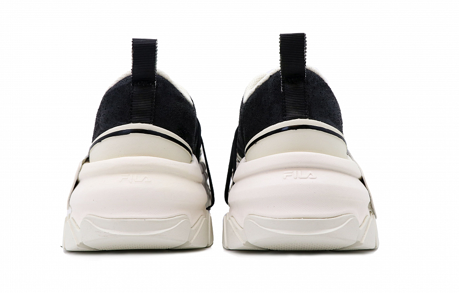 FILA Lava Shock Absorbers Slip Resistant Abrasion Resistant Breathable Low Top Sports Casual Shoes Women's Beige Black купить в интернет-магазине Yoocart с быстрой доставкой по России.